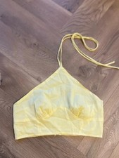 Nasty gal halter top yellow