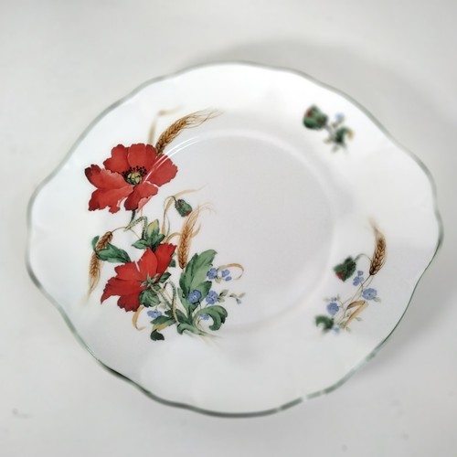 Duchess poppies cake plate - duchess,