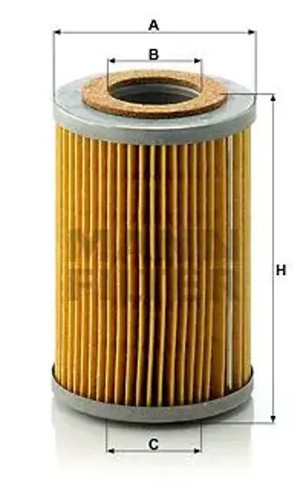 Oil filter - oil, h