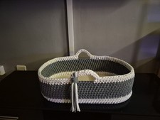 Doll moses basket handmade - doll,