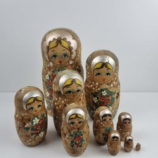Vintage 1980 Russian Nesting
