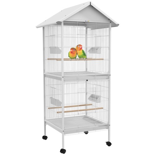 Rolling bird cage - bird,