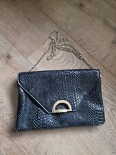 Ladies Tom&Eva Faux Leather Hand/shoulder Bag Black Used As Seen 4.99p Start 