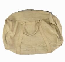 Vintage WWII 1945 dated UK British RAF/Parachute Traveling Bag 22x8x12"~CP Ltd.