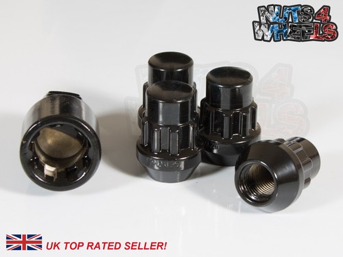 Black locking wheel - x, nuts