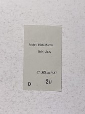 Thin Lizzy Concert Ticket Free