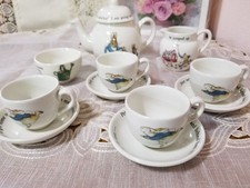 Wedgwood Peter Rabbit Children’s Tea Set, 4 Cups, Porr & Accessories, Used