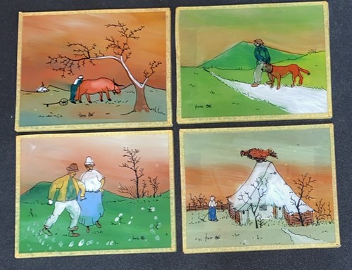 Vintage folk art - vintage,
