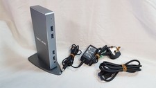 WAVLINK WL-UG39DK7 USB 3.0 Aluminium Universal Docking Station with PSU, USB Cab