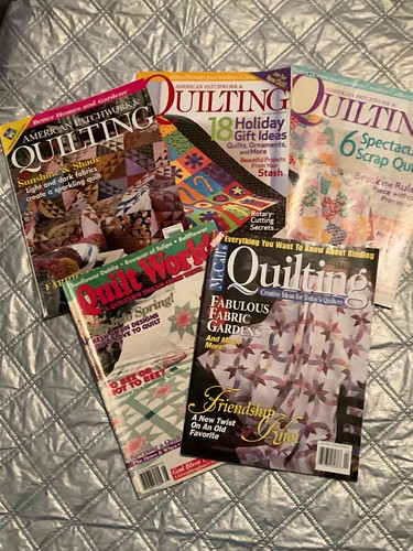Lot quilting magazines - of,
