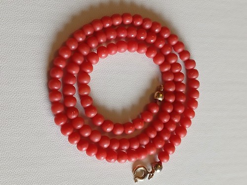 Genuine red italian - , coral