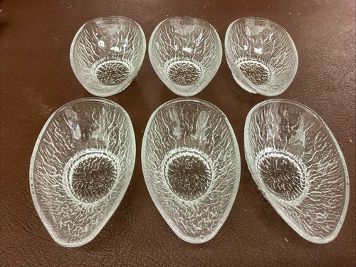 Six vintage 1970 avocado - vintage,