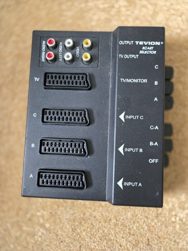 Tevion scart selector box - tevion,