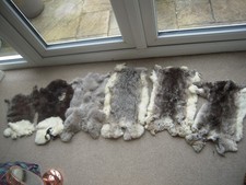 Natural Rabbit Skin Fur Tanned