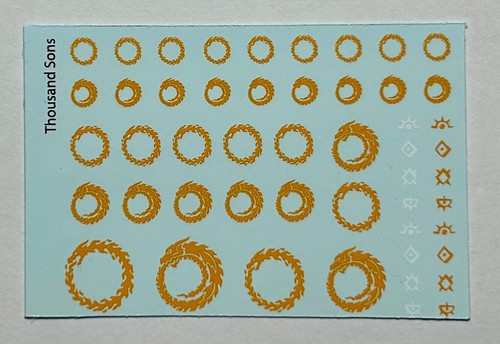 Thousand sons transfer sheet - sons,