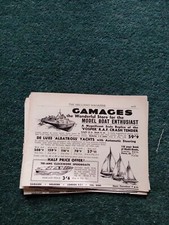 Da11  Ephemera 1950s advert vospar raf crash tender albatross yachts 
