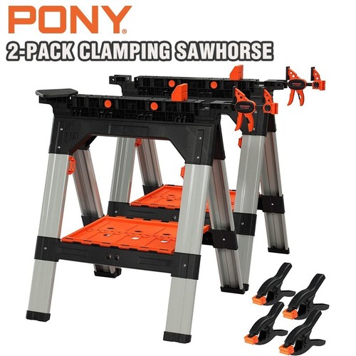 Pony pack clamping sawhorse - pony,
