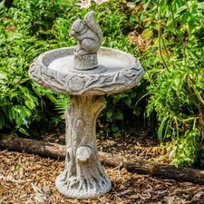 Solid Stone Cast Garden Bird