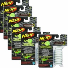 60 x Nerf Vortex Glow in the Dark Disc Ammo Refill for Nerf Toy Shooting Guns