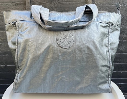 Kipling silver tote - kipling,