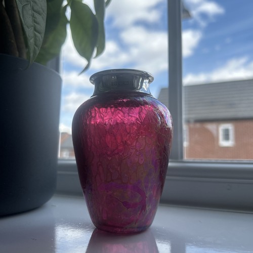 Hallmarked cranberry glass - cranberry,