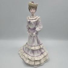  *COALPORT GOLDEN AGE LOUISA AT ASCOT FIGURINE LIMITED EDITION 1986 SUPERB*
