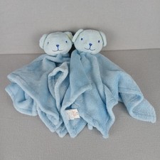 2 x Moon And Stars Blue Bear