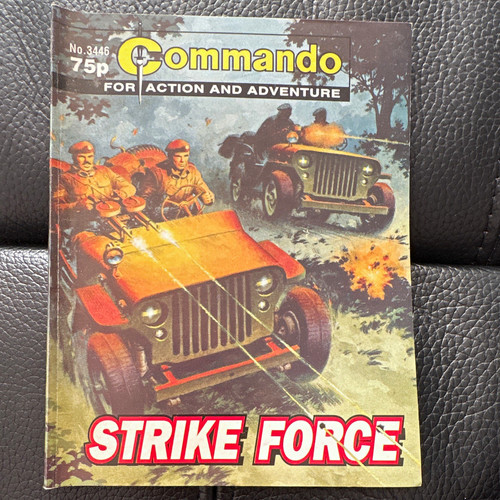 Commando comic book - commando, strike