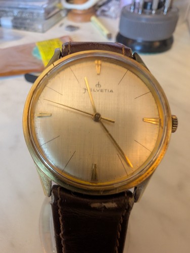 Helvetia mens watch c1964 runs - helvetia,