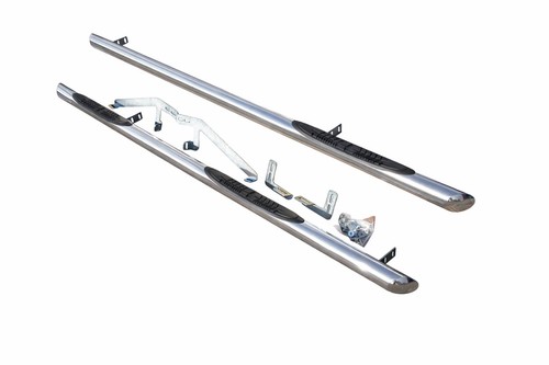 Chrome stainless side bars - stainless,