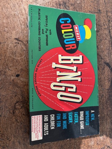 Vintage merit colour bingo - vintage,