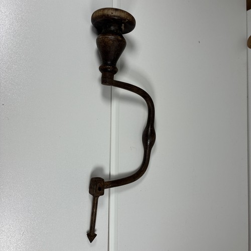 Antique brace drill sweep - antique, 11"