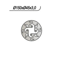 REAR BRAKE DISC GAS GAS TXT