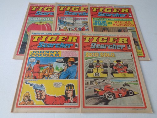 Tiger and scorcher comics - 5,