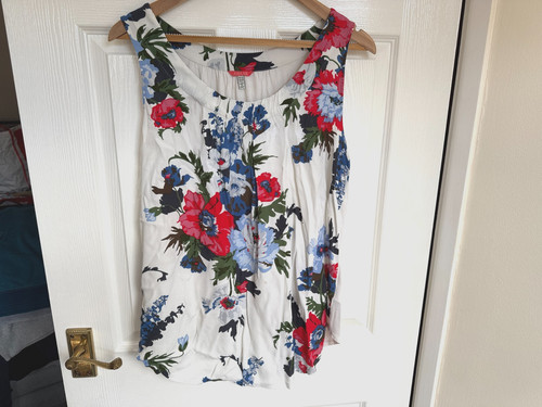 Joules floral viscose top - joules,