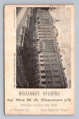 Mrs sherman millinery - ha,