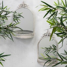 White Metal Vintage Arched