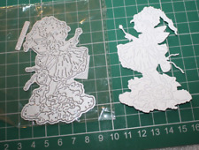 Little Girl Fairy Die Cutter with lots of detail