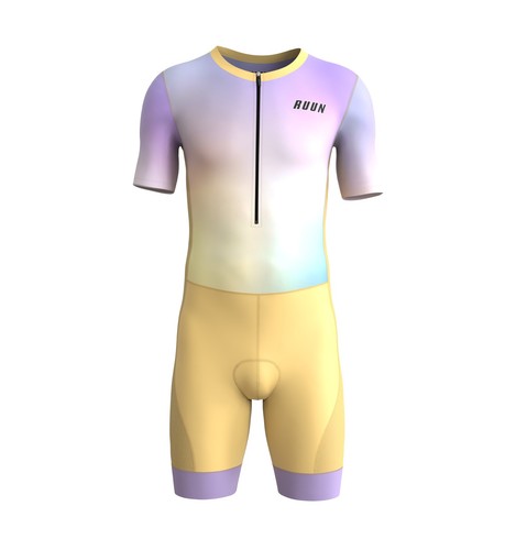 Cycling trisuit for - men, half