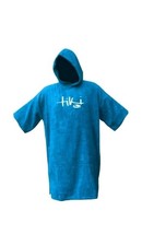 Unisex kids Tiki towelling changing robe ... aqua. New!
