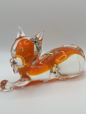 Vintage Murano Somerso Red and