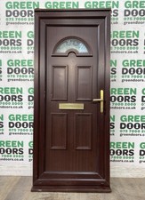 MAHOGANY UPVC FRONT DOOR BROWN