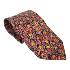 Boxelder silk tie Charles Rennie Mackintosh Rose 100%  Silk tie vintage