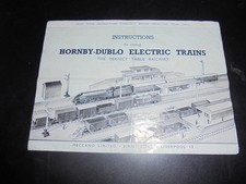 Hornby Dublo Instructions for Running 3 Rail Electric Trains - AUG 1949