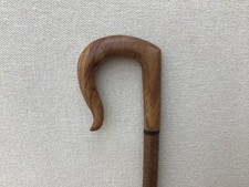 Rosewood Shepherds Crook Half Turn Hazel Walking Stick No.4