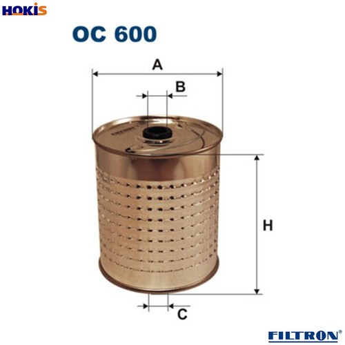 Oil filter 600 for - oil,