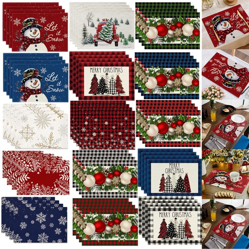 4pcs christmas placemat - 4pcs,