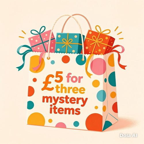 Mystery gift bag containing - mystery,
