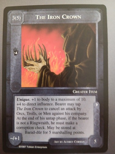 The iron crown - iron, meccg