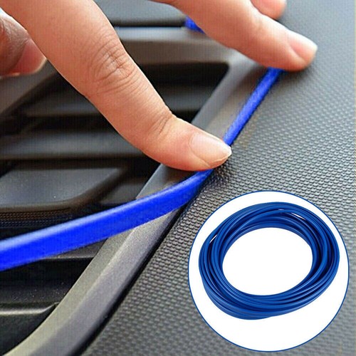 Car interior decor blue strip - car,